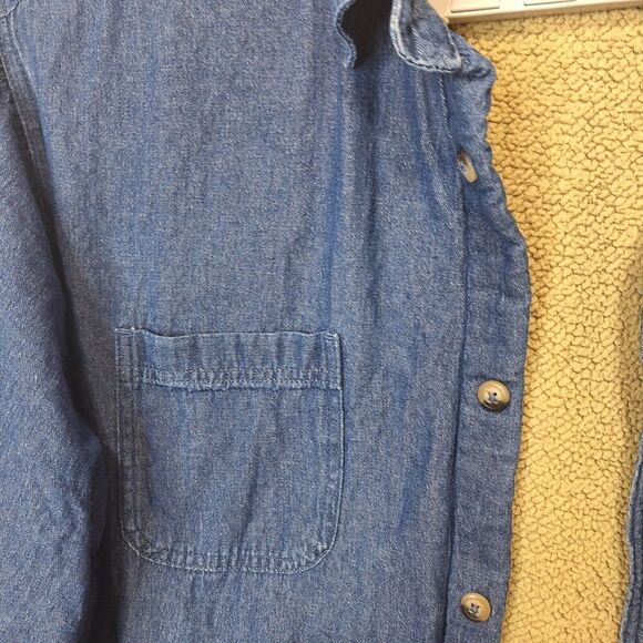 Wrangler Mens Shirt Jacket Shacket Size XL Sherpa Lined Heavy Western Pockets - Picture 7 of 13